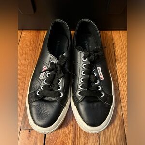 Superga COTU classic in black leather